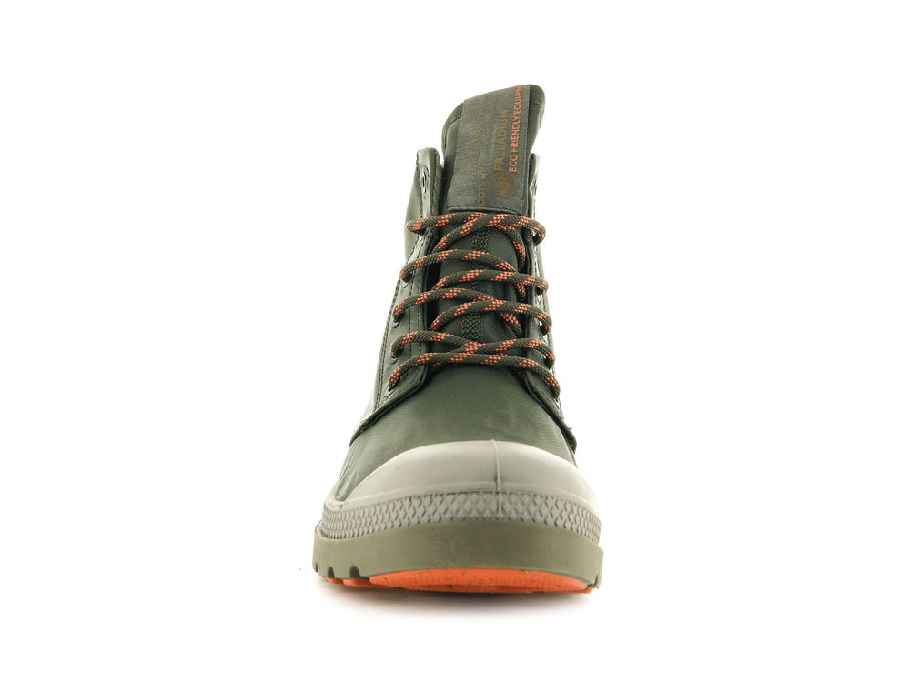 Botas Palladium PAMPA LITE+ RECYCLE WP+ Hombre Verde Oliva | Costa Rica-48365